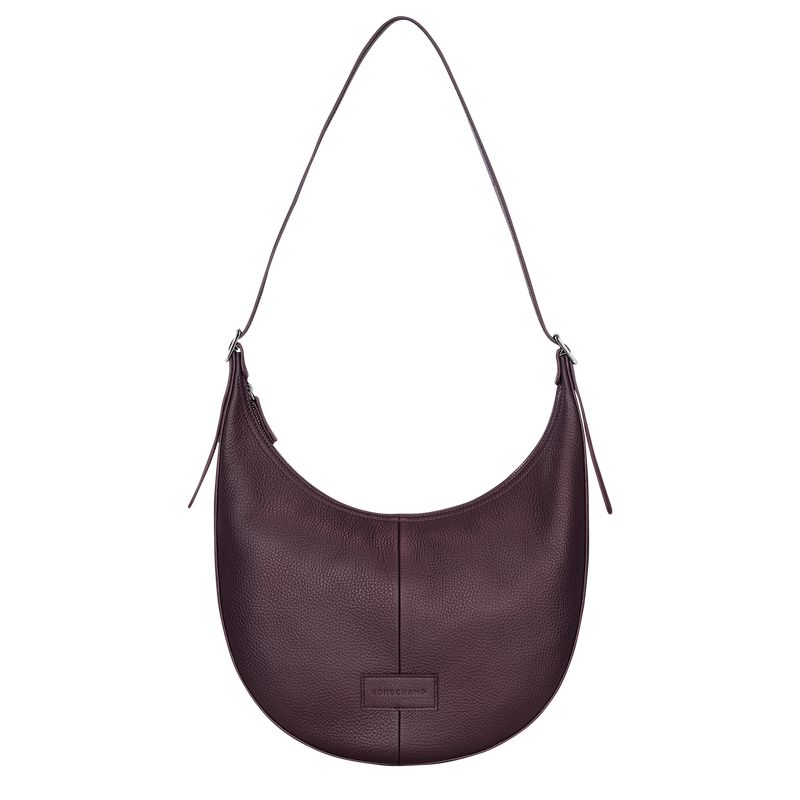 Dark Purple Longchamp Essential L Women Crossbody Bag | Indonesia-217NIARST