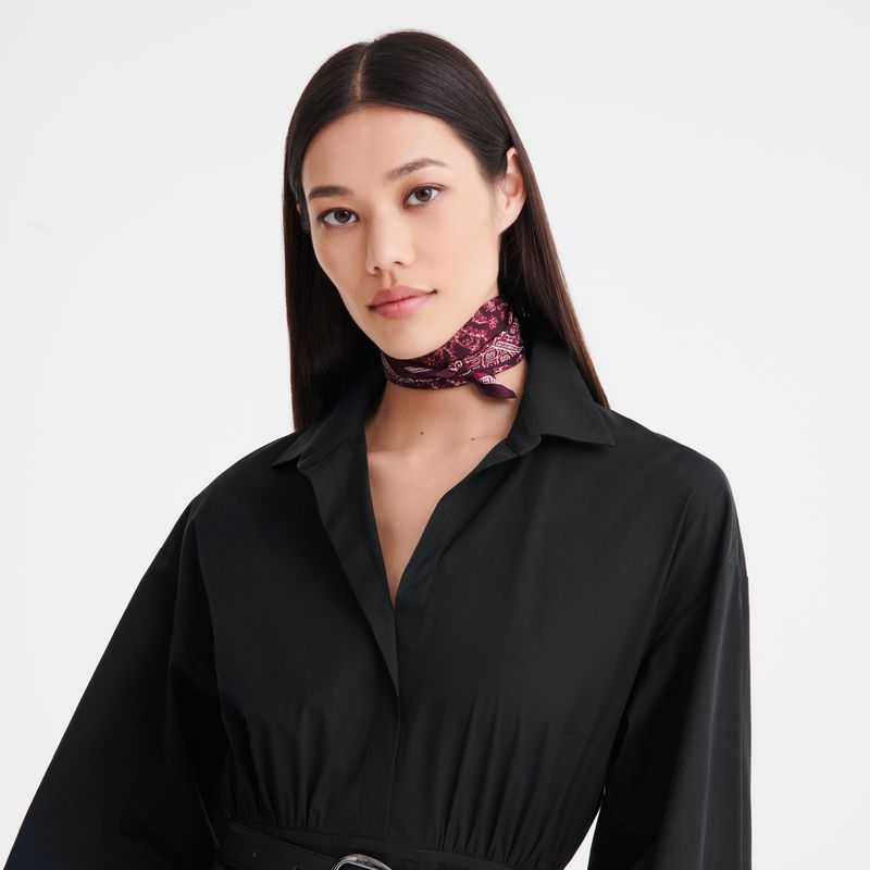 Dark Purple Longchamp Tree Of Life 50 Women Scarf | Indonesia-345VFPZSK