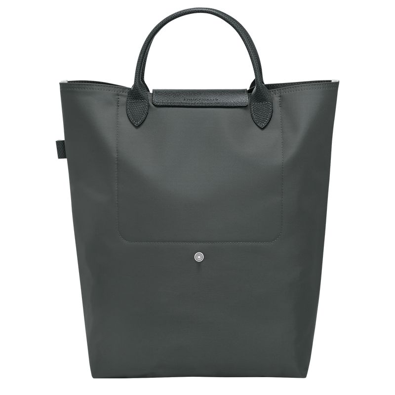 Deep Grey Longchamp Le Pliage Green M Men Tote Bag | Indonesia-102SDWXBC