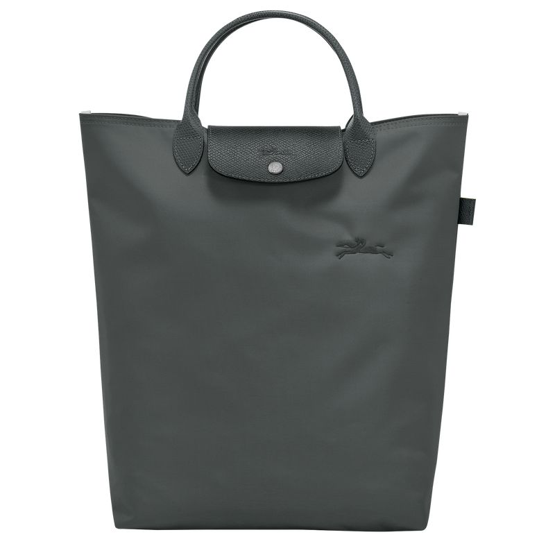 Deep Grey Longchamp Le Pliage Green M Men Tote Bag | Indonesia-102SDWXBC