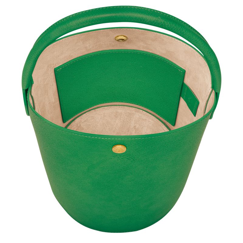 Green Longchamp Épure S Women Bucket Bag | Indonesia-728KZHPNQ