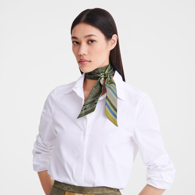Green / Multicolor Longchamp Tree Of Life Women Headband | Indonesia-524AMRDKI