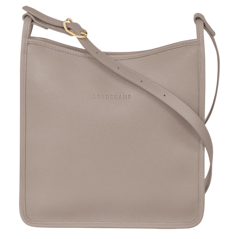 Grey Longchamp Le Foulonné M Women Crossbody Bag | Indonesia-409UFJZRB