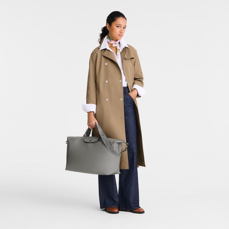 Grey Longchamp Le Pliage Xtra L Women Travel Bag | Indonesia-396SLNMDB