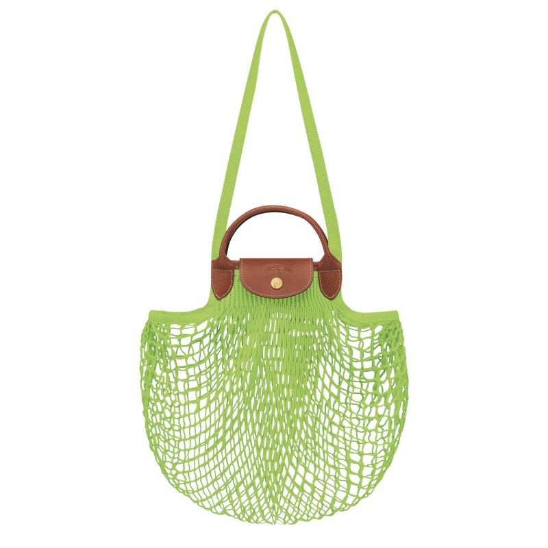 Light Green Longchamp Le Pliage Filet L Women Mesh Bag | Indonesia-639CQGOVW