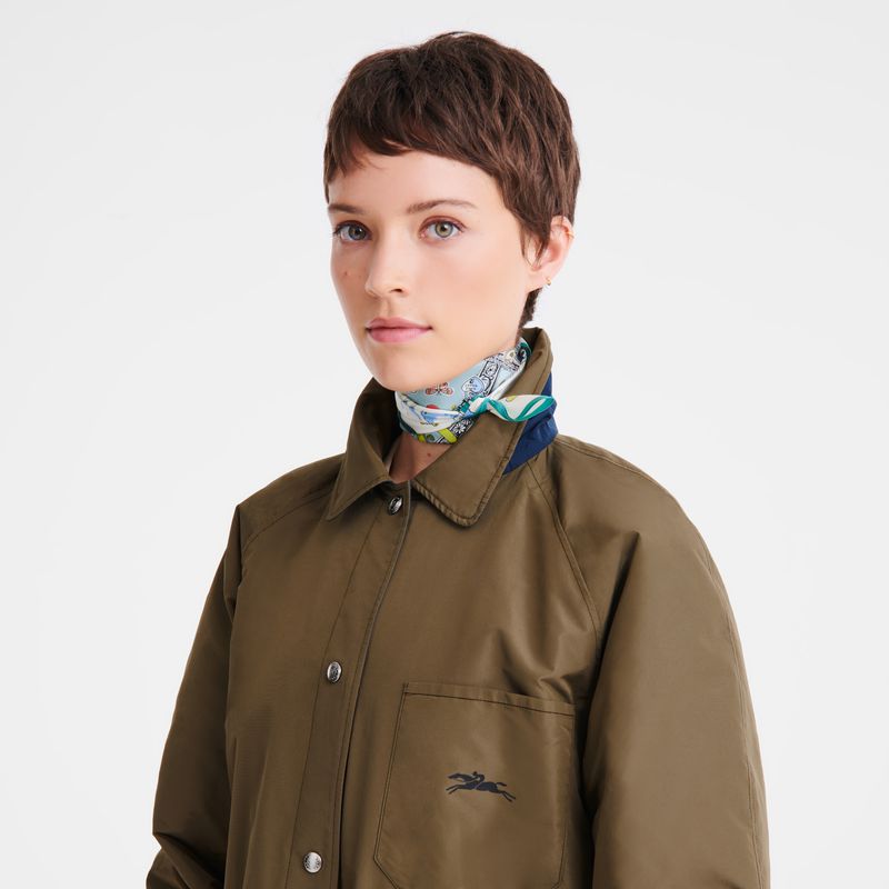 Multicolor Longchamp Equestrian Tower 50 Women Scarf | Indonesia-798AIFPDV