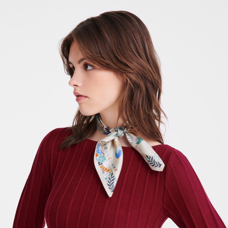 Multicolor Longchamp Forêt 50 Women Scarf | Indonesia-167IOTHFS
