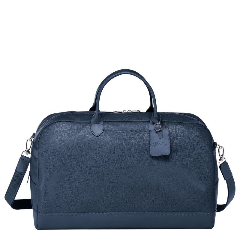 Navy Longchamp Le Foulonné L Men Travel Bag | Indonesia-418JHCVWY