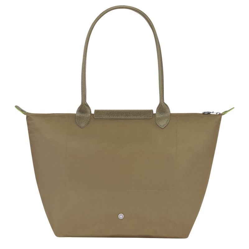 Olive Longchamp Le Pliage Green L Women Tote Bag | Indonesia-970UNZTFC
