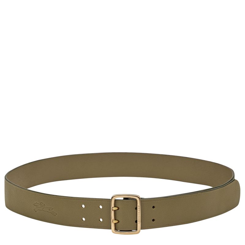 Olive / Multicolor Longchamp Leather Women Belt | Indonesia-079BFGZIL