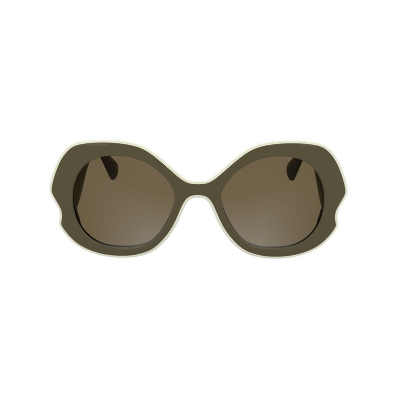 Olive / Multicolor Longchamp Plant Based Resin Women Sunglasses | Indonesia-435KXDSWI