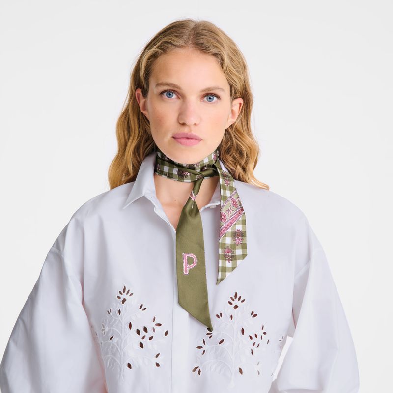 Olive / Multicolor Longchamp The Bucolic Escapade Women Headband | Indonesia-309HXKBIT
