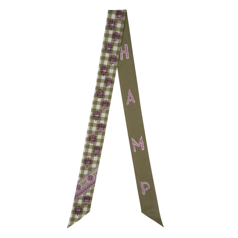 Olive / Multicolor Longchamp The Bucolic Escapade Women Headband | Indonesia-309HXKBIT