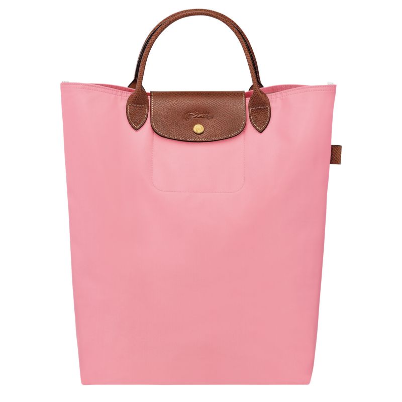 Pink Longchamp Le Pliage Original M Men Tote Bag | Indonesia-875NKCGME