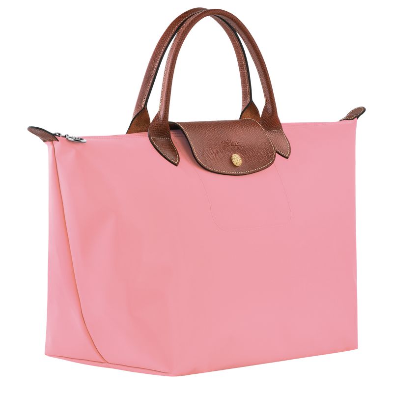 Pink Longchamp Le Pliage Original M Women Handbag | Indonesia-204ECOLIP