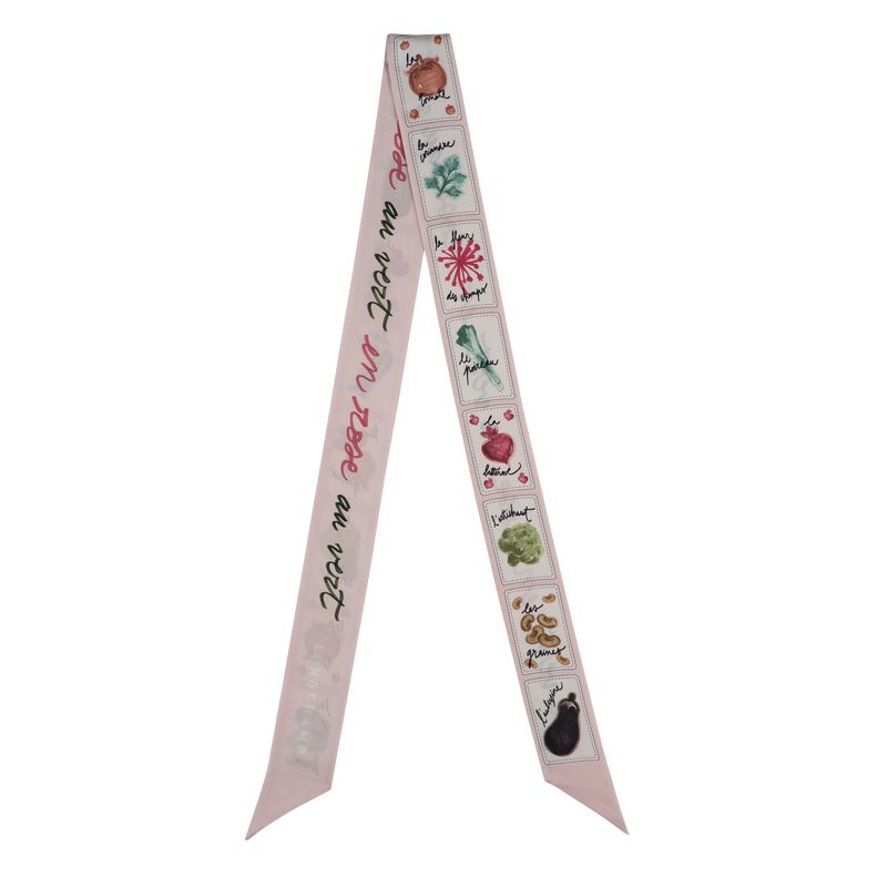 Pink / Multicolor Longchamp Pink And Green Women Headband | Indonesia-097IPFUEC
