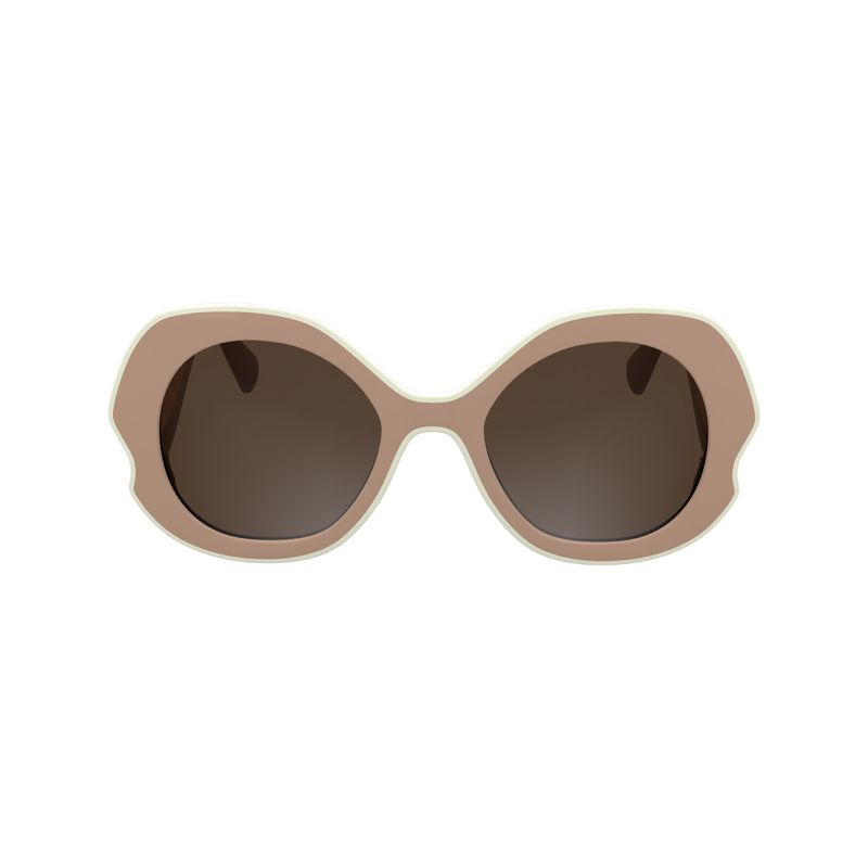 Pink / Multicolor Longchamp Plant Based Resin Women Sunglasses | Indonesia-982SFGWMX