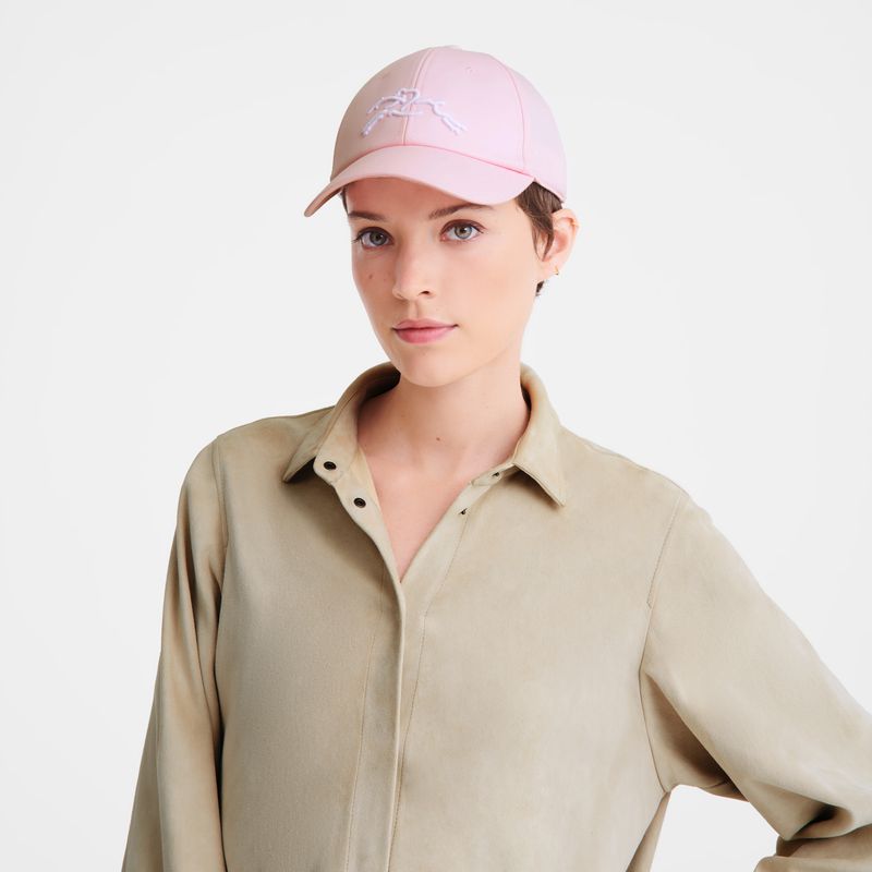 Pink / Multicolor Longchamp Solid Women Cap | Indonesia-510VABNZR