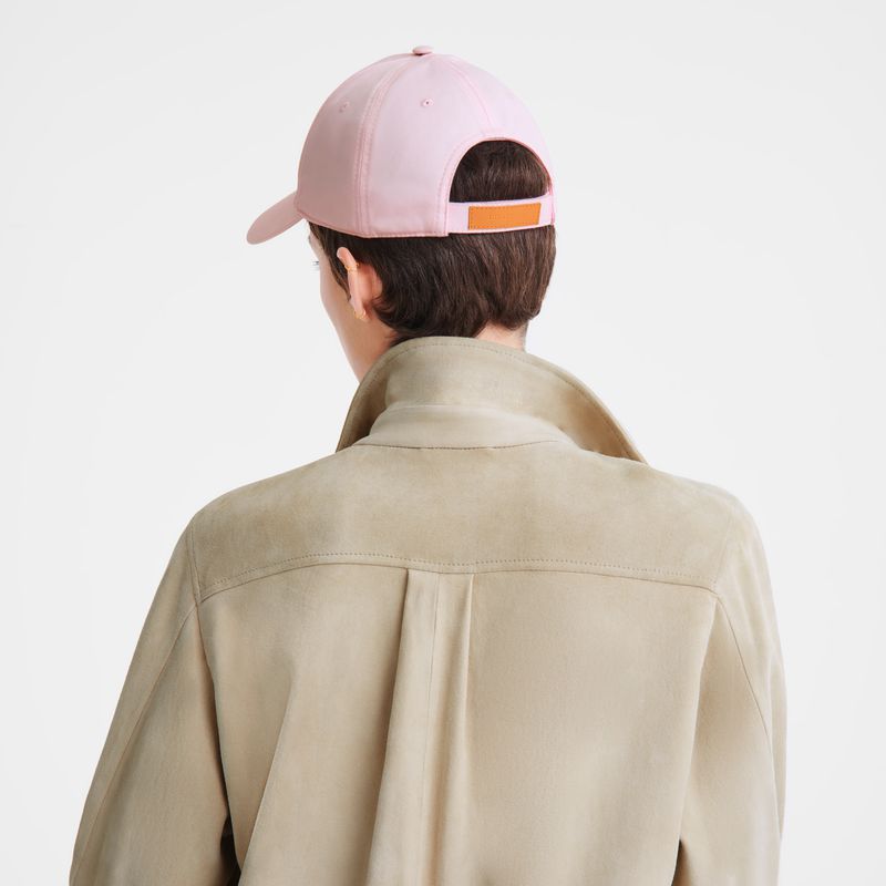 Pink / Multicolor Longchamp Solid Women Cap | Indonesia-510VABNZR