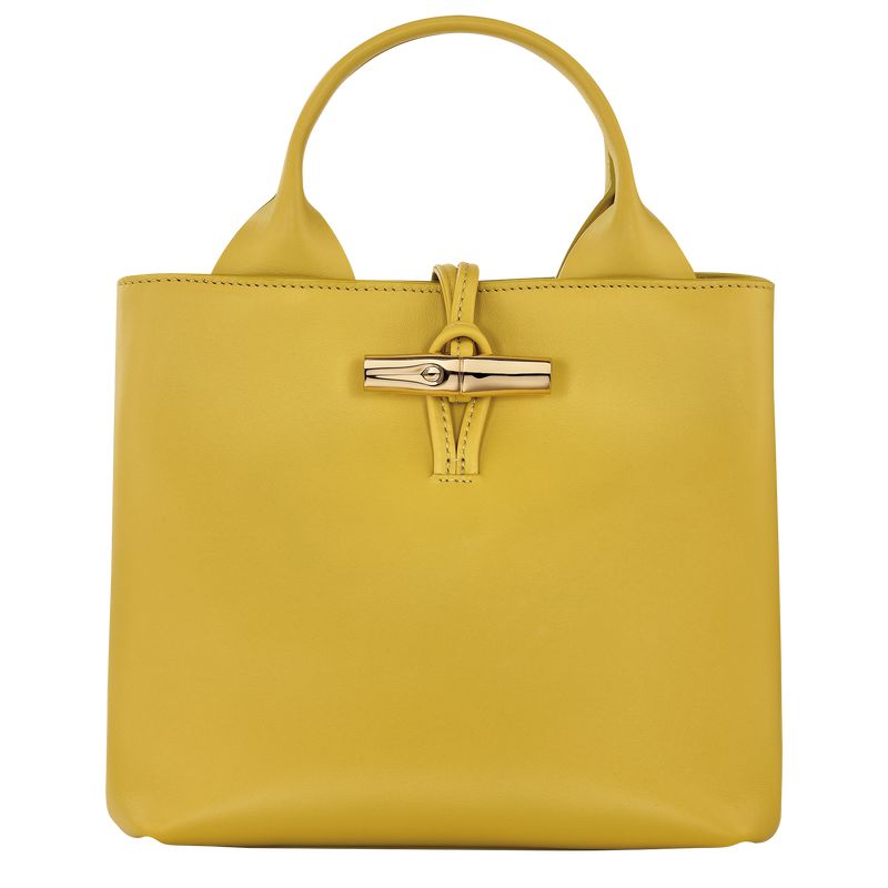 Yellow Longchamp Le Roseau S Women Handbag | Indonesia-680BNLVTG